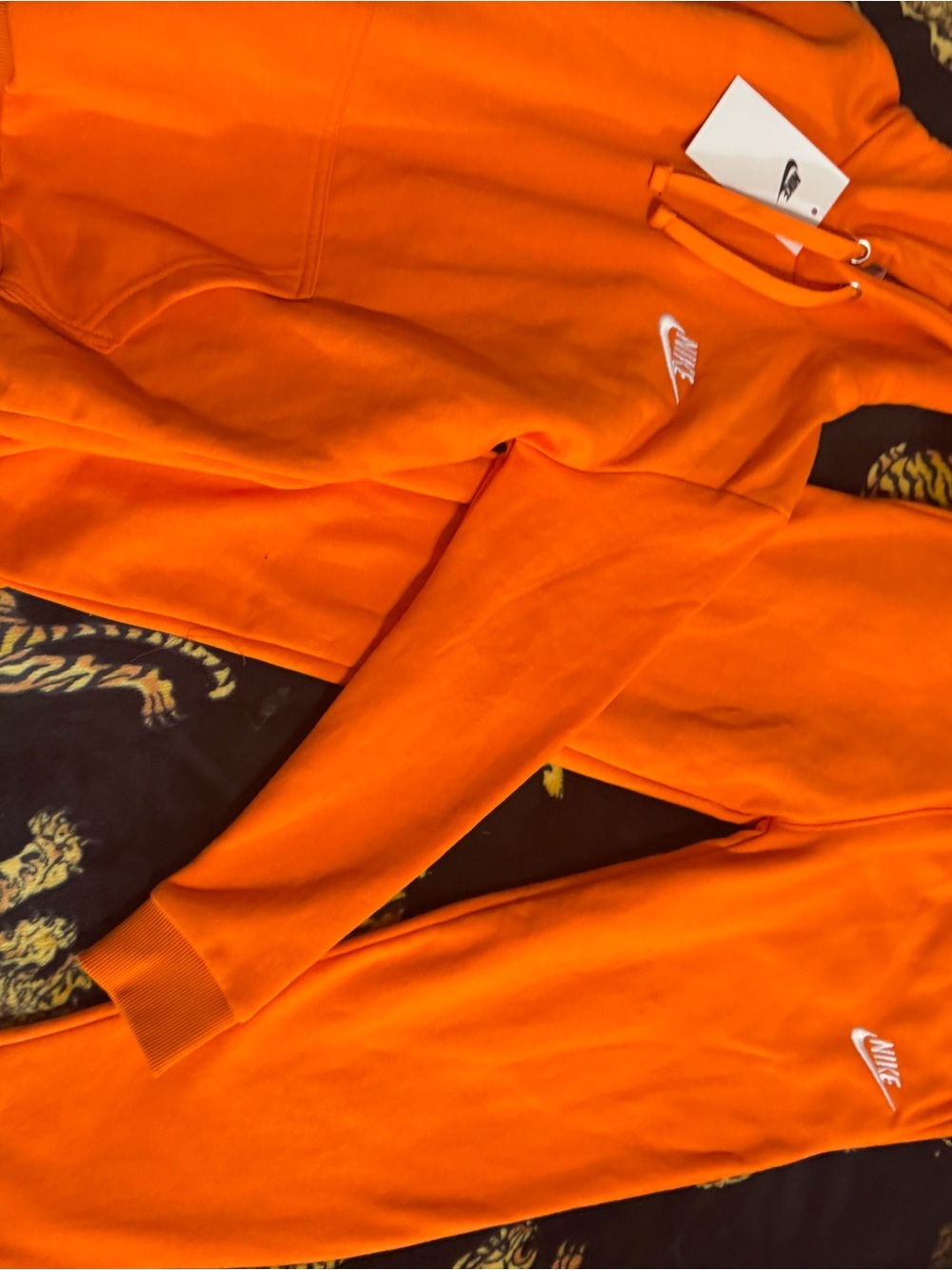 Big kid’s Orange Hoodie